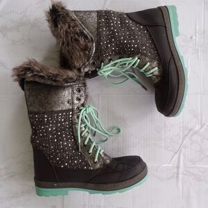 Justice girls boots 7